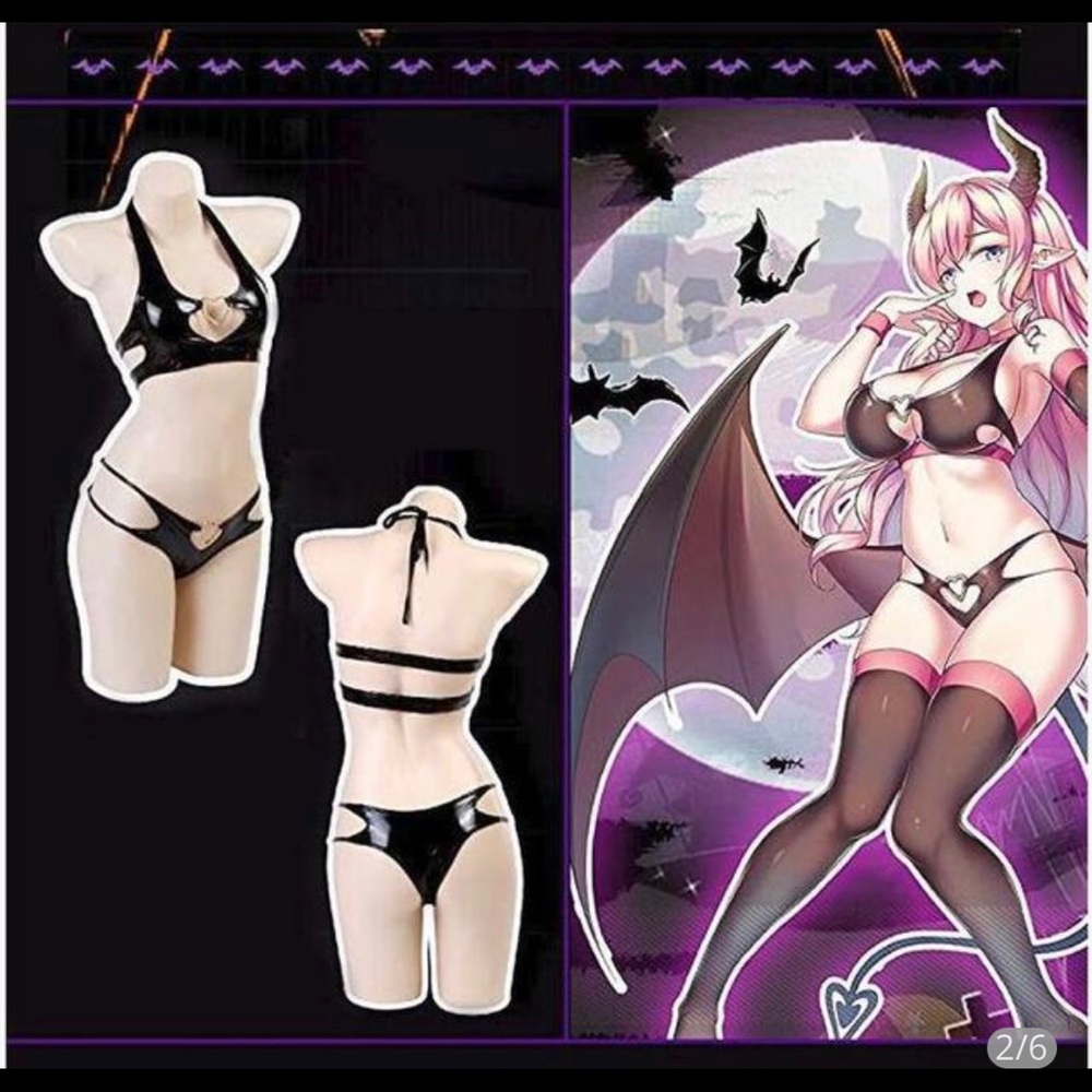 COPY - Anime girl latex bikini